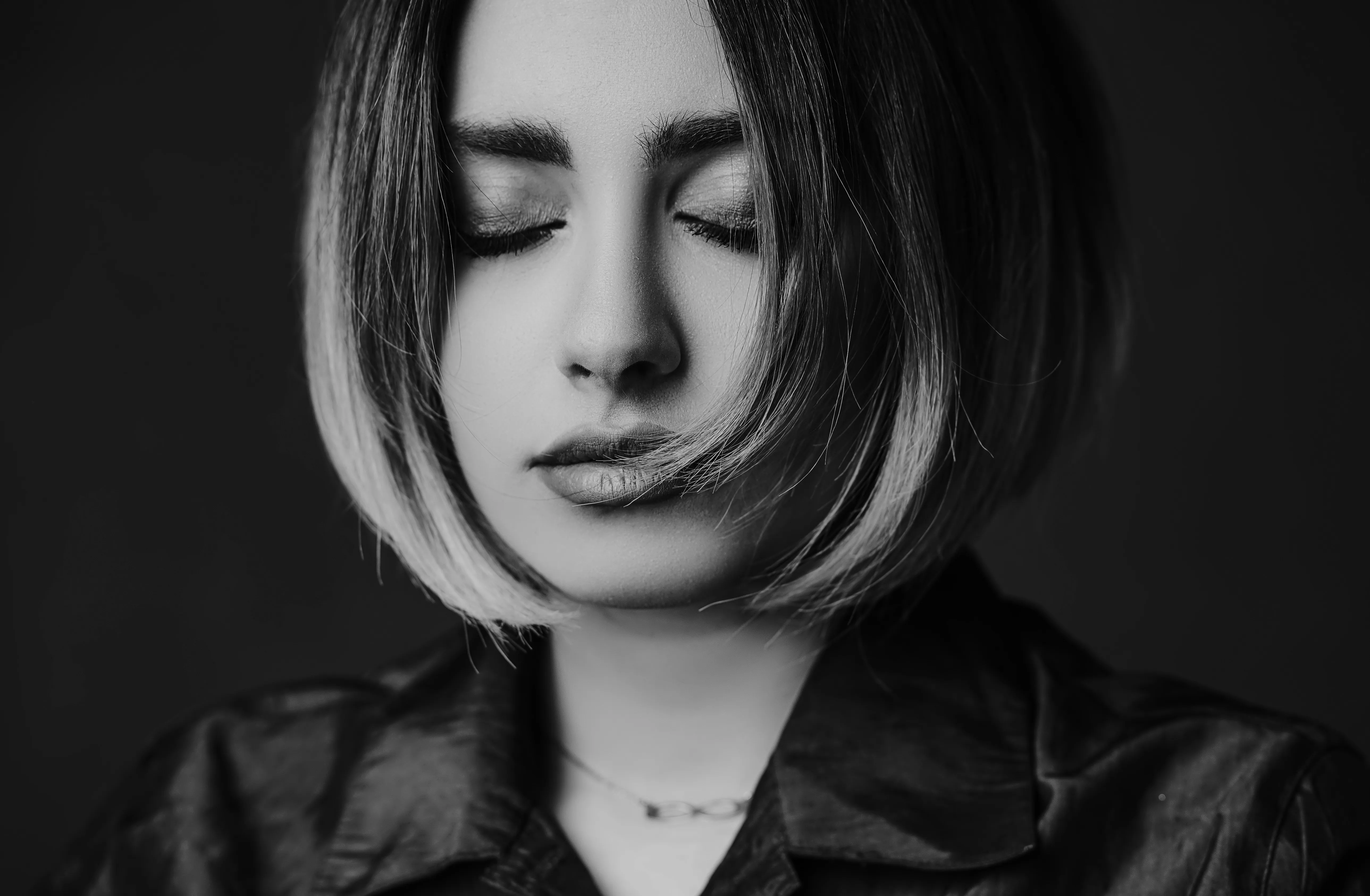Sharp blunt bob restyle and blow-dry finish at Characters Hair, Randwick, Eastern Suburbs Sydney
