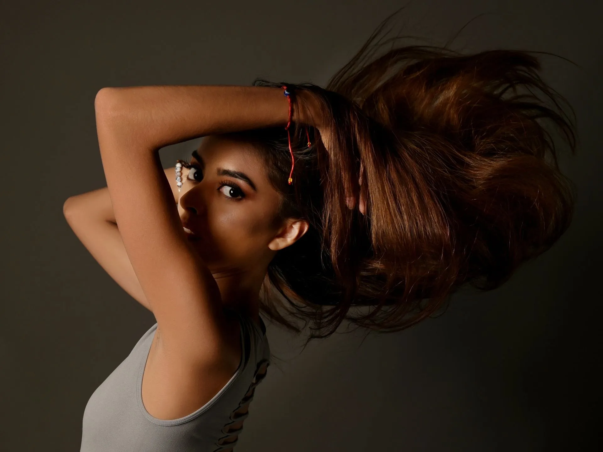 Long, thick brown hair with added length and volume - hair extensions at Characters Hair Randwick, Eastern Suburbs Sydney