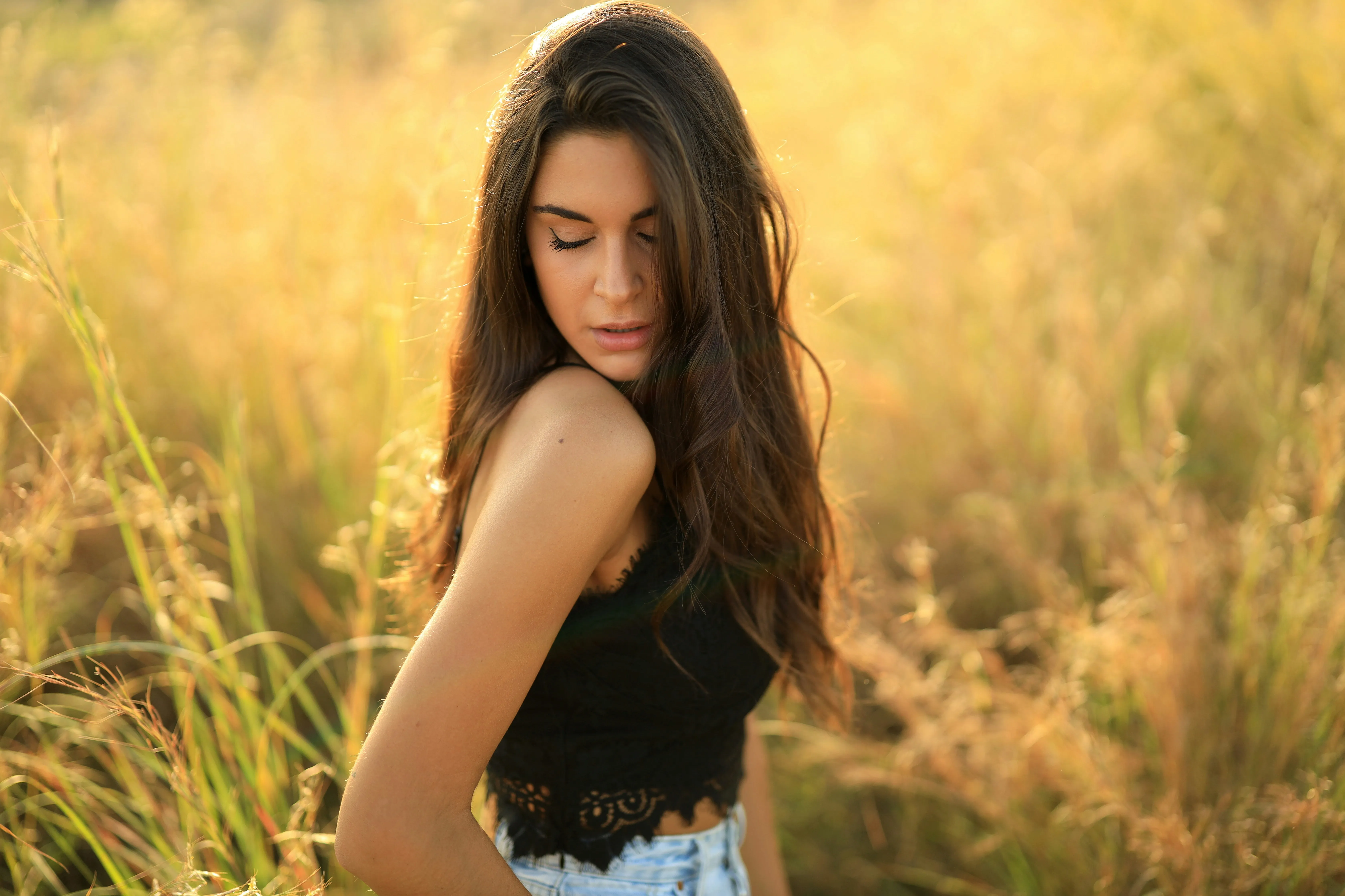 Glossy all-over brunette hair colour, rich from root to end, at Characters Hair, Randwick, Eastern Suburbs Sydney